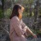 Julie Wool Blazer in Red and Brown Plaid Made to Order