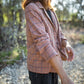 Julie Wool Blazer in Red and Brown Plaid Made to Order