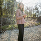 Julie Wool Blazer in Red and Brown Plaid Made to Order