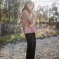 Julie Wool Blazer in Red and Brown Plaid Made to Order