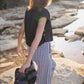 Katie Handwoven Cotton Set in Black