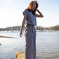 Katie Handwoven Cotton Set in Black and White Gingham
