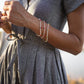 June Dress in Tiny Black and White Chambray Check