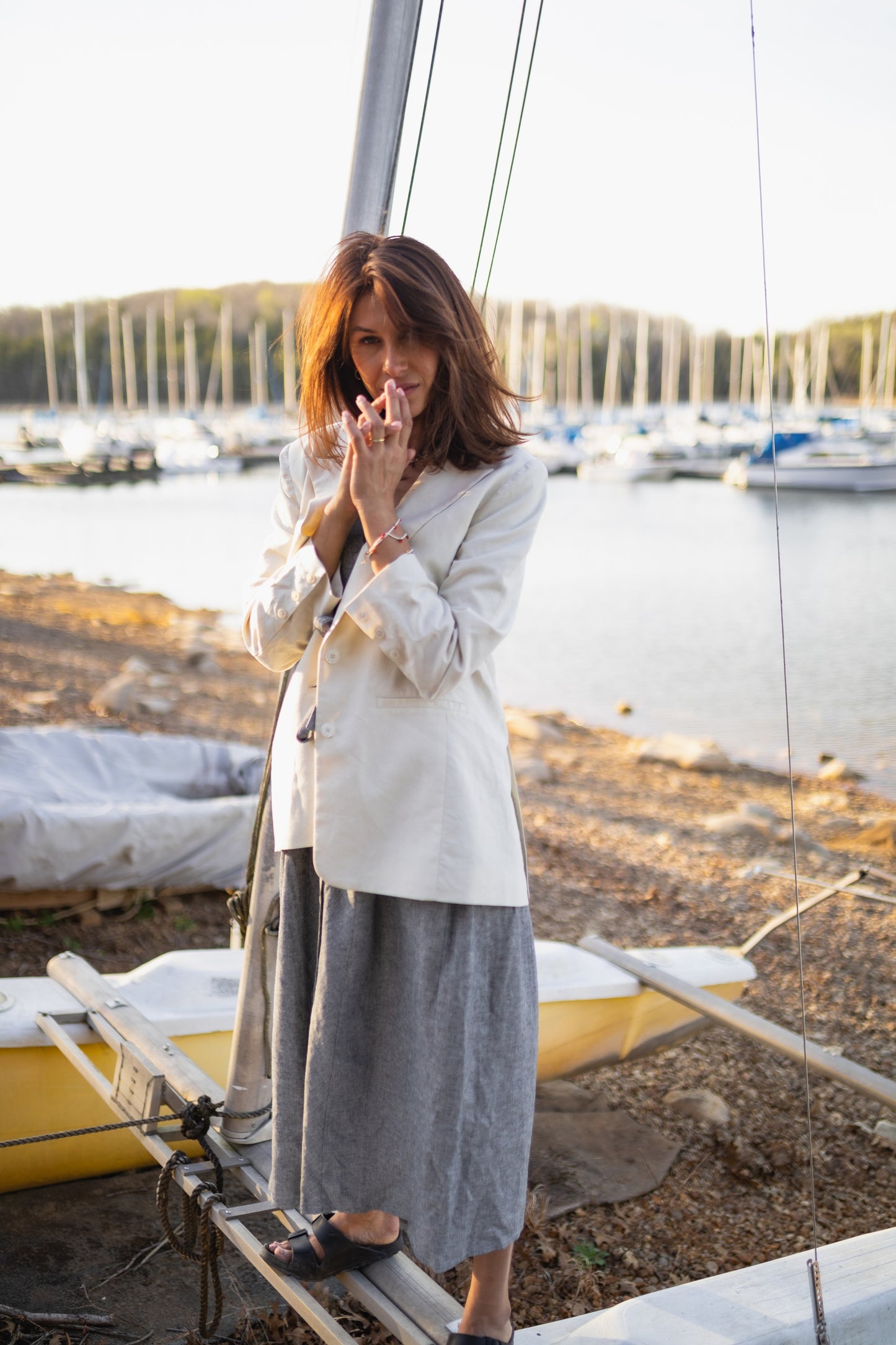 Jessica Linen Blazer Made to Order