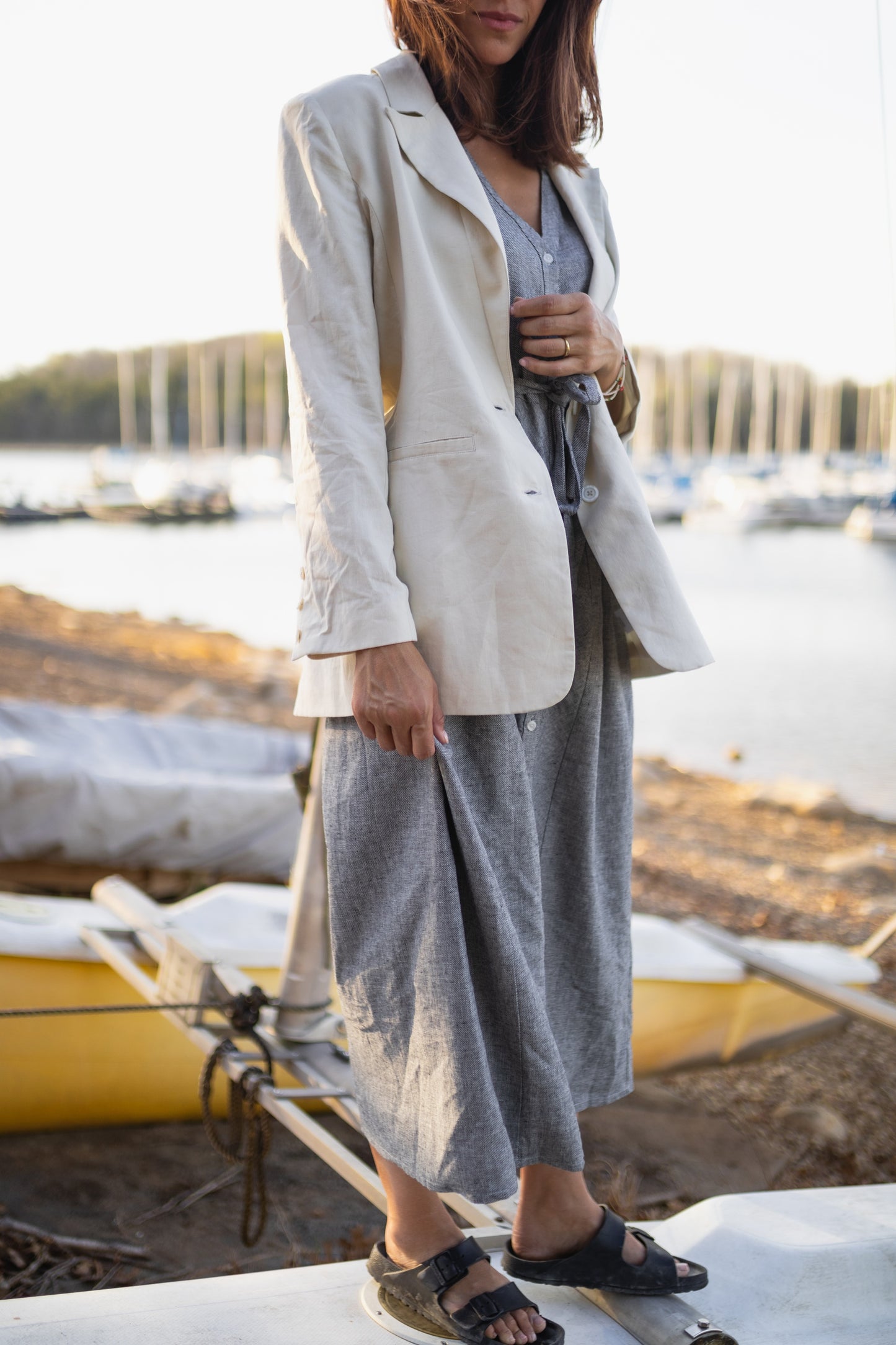 Jessica Linen Blazer Made to Order