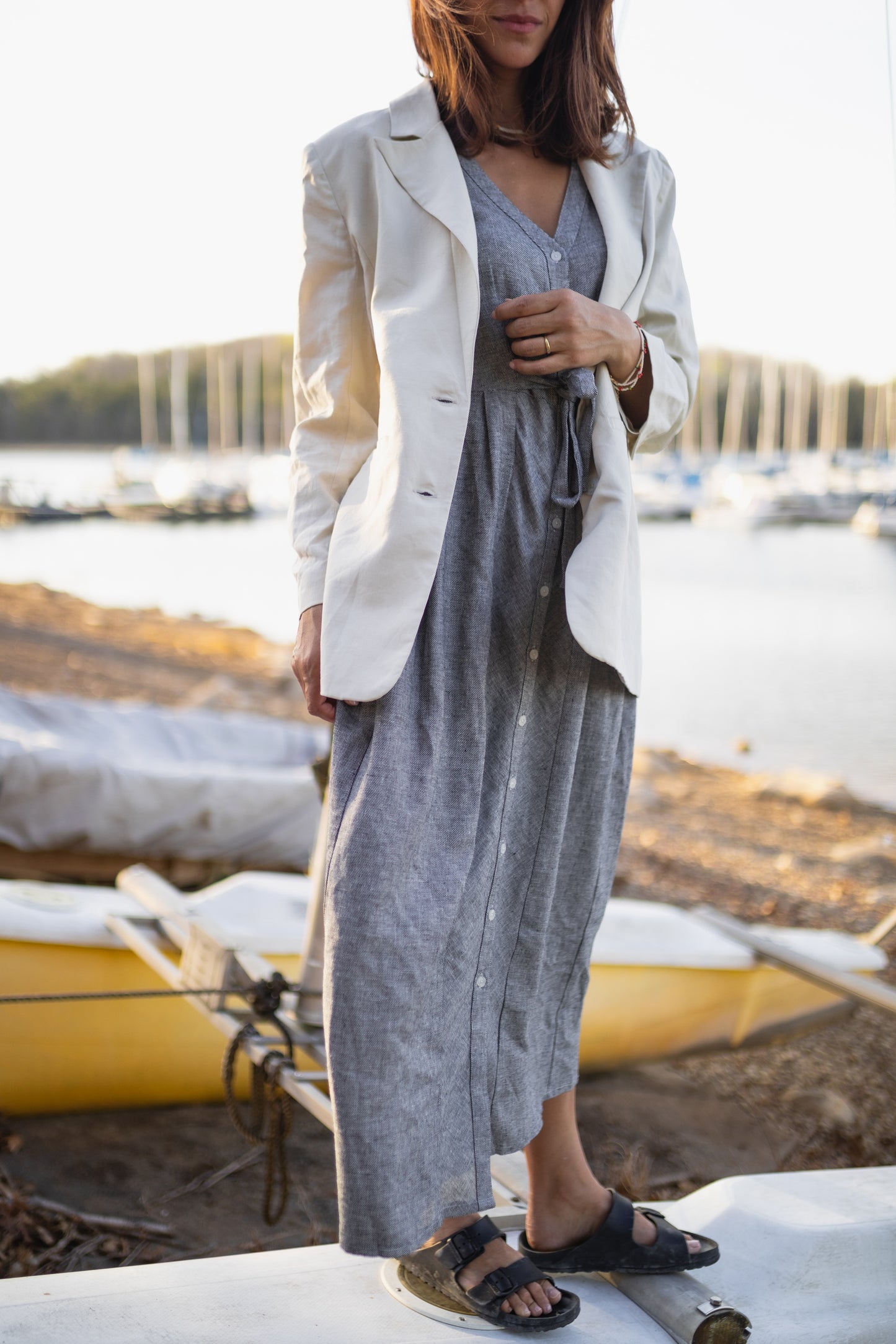 Jessica Linen Blazer Made to Order