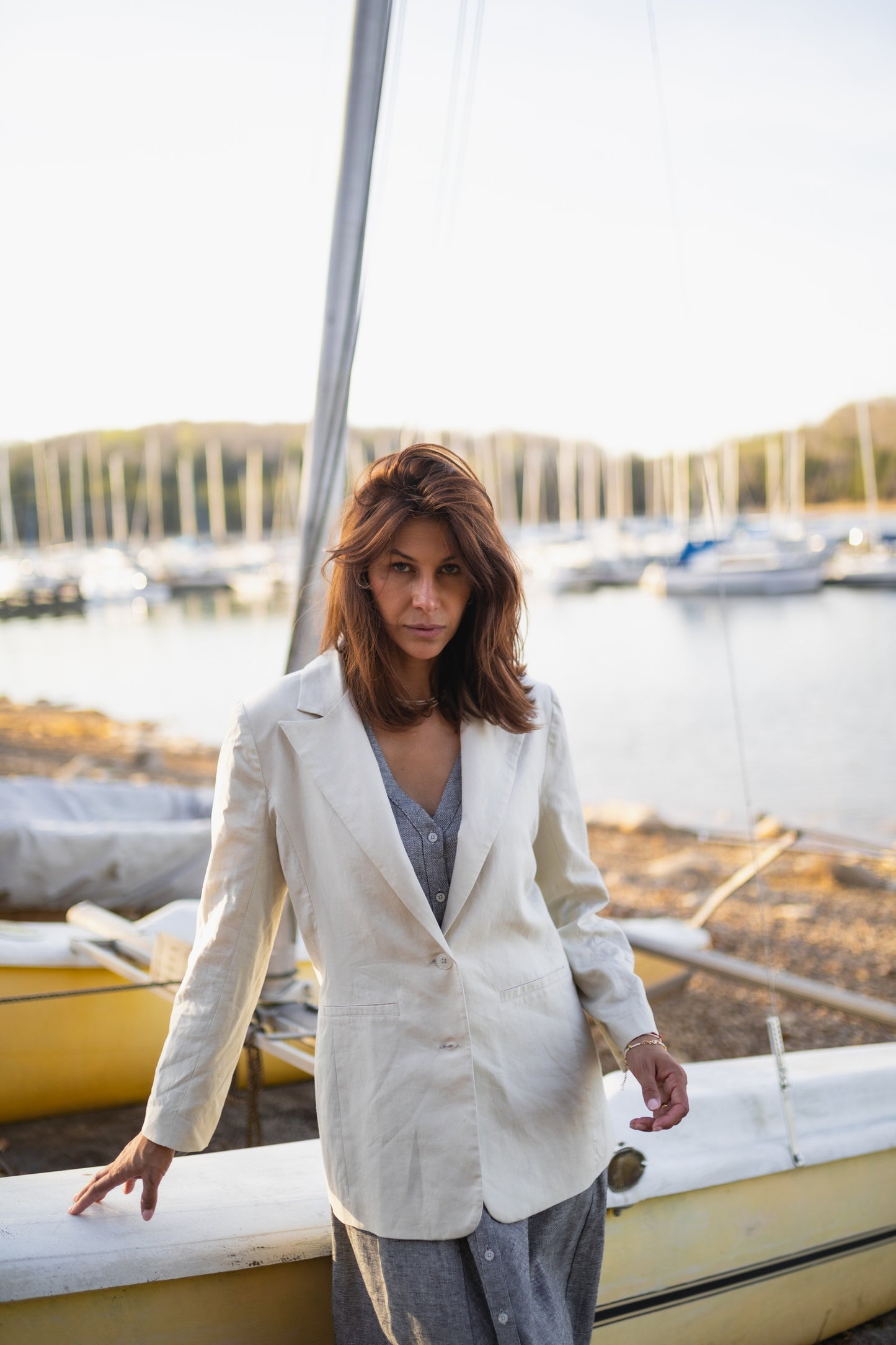 Jessica Linen Blazer Made to Order