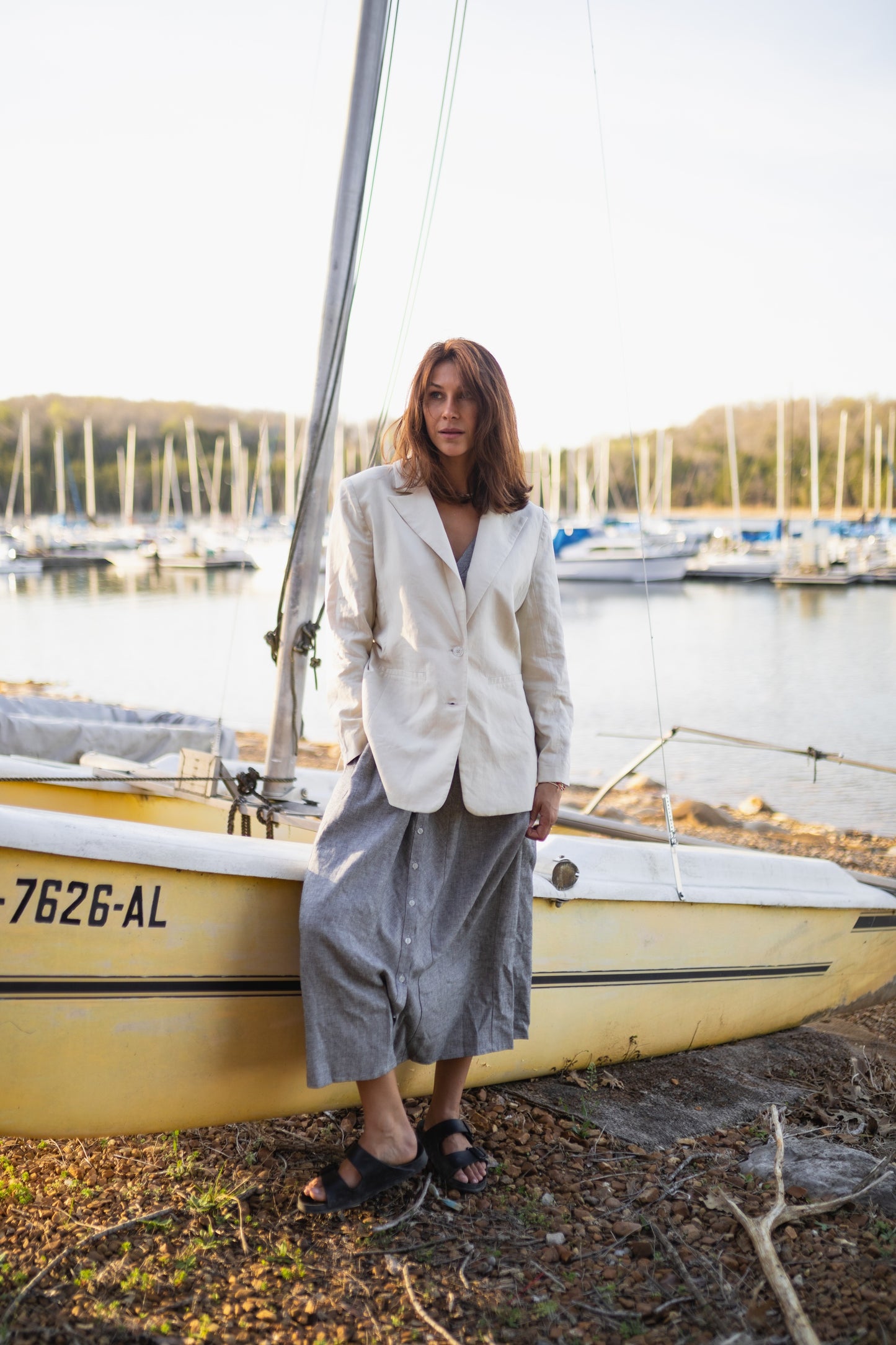 Jessica Linen Blazer Made to Order