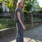 Handwoven Cotton Crop Pants in Midnight Chambray Made to Order