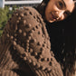 Hand Knit Nepali Wool Jill Sweater in Cobalt Made to Order