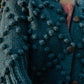 Hand Knit Nepali Wool Jill Sweater in Slate Grey Made to Order