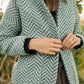 Portuguese Wool Pieper Coat in Vintage Cream Made to Order