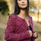 Hand Knit Nepali Wool Jill Sweater in Fuchsia Made to Order