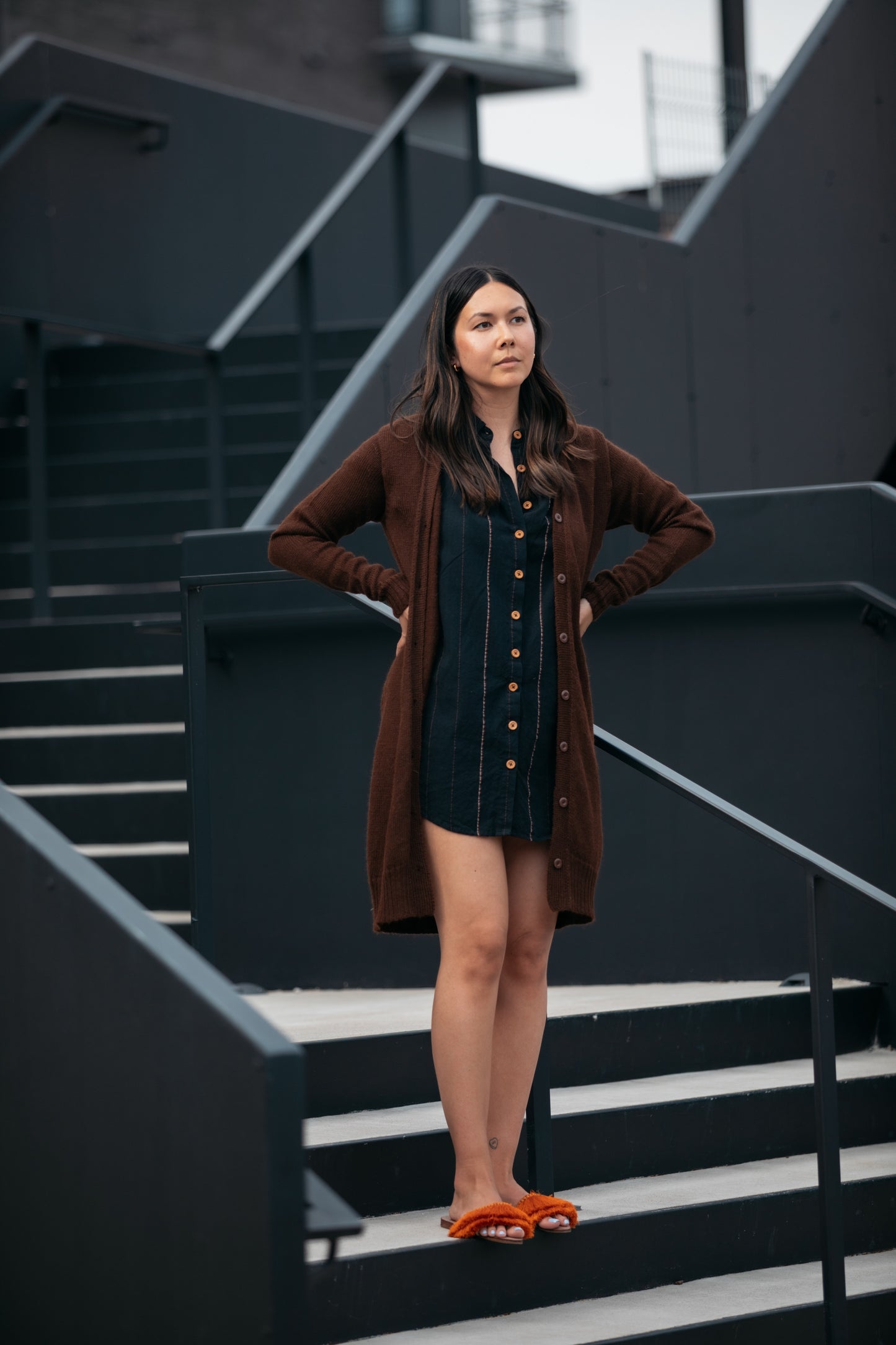 Baby Alpaca Long Cardigan Made to Order