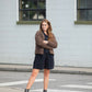 Hand Knit Nepali Wool Jill Sweater in Brown Made to Order