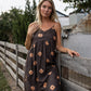 Silk Faro Dress in Brown Made to Order