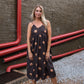 Silk Faro Dress in Brown Made to Order