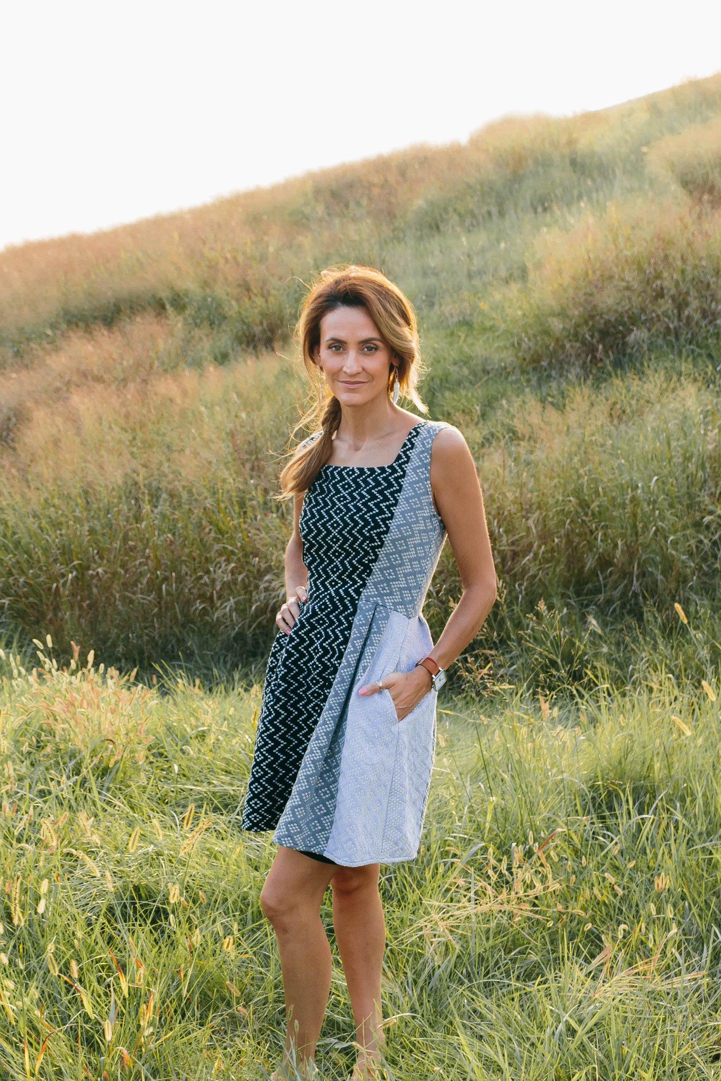 Tilly Handwoven Cotton Dress Made to Order