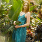 Silk Faro Dress in Brown Made to Order
