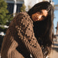 Hand Knit Nepali Wool Jill Sweater in Brown Made to Order