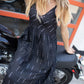 Silk Faro Dress in Brown Made to Order