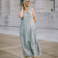 Handwoven Bina Dress in Silver Handwoven Cotton
